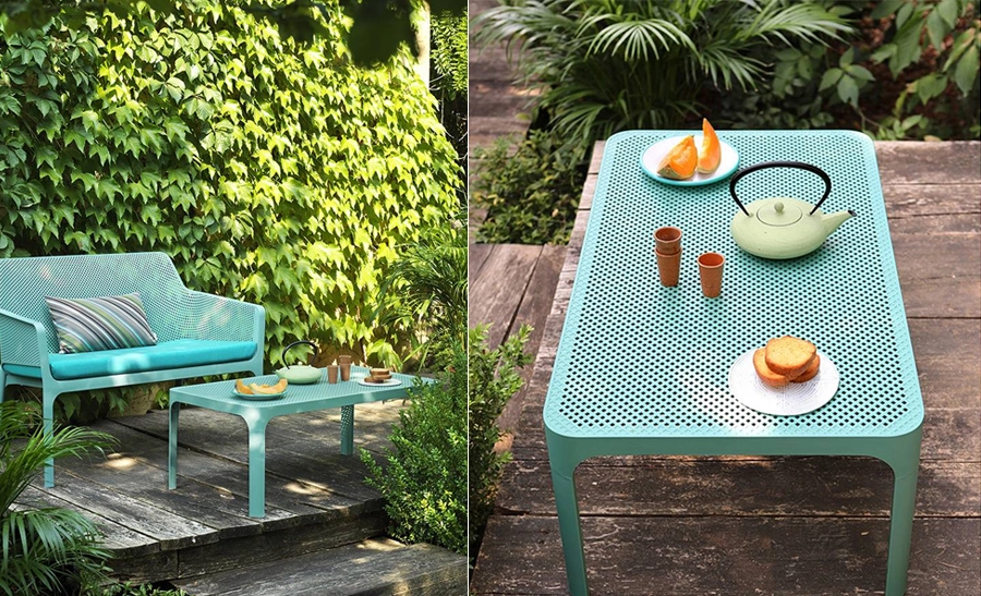 Outdoor dining table