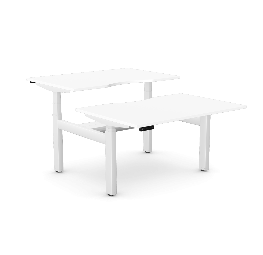 Leap Electronic Height Adjustable Bench Desk B2B Office Interiors