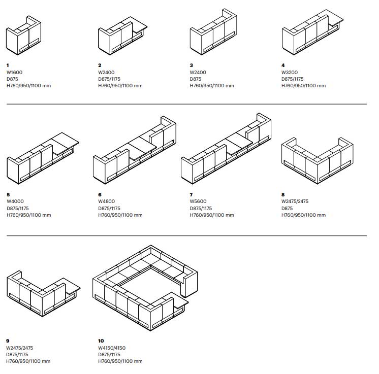 Blok Isomi reception desks