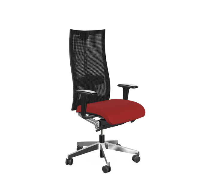 Action 105SF Mesh High Back Operators Chair With Synchro Mechanism 1 Action Chair