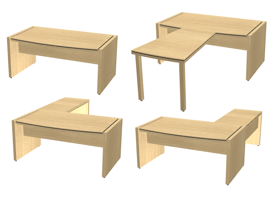 Executive Desk Status Shape Options