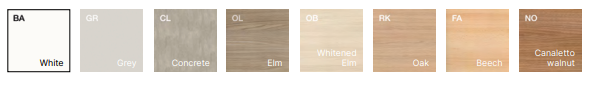 High Table CREO finish options