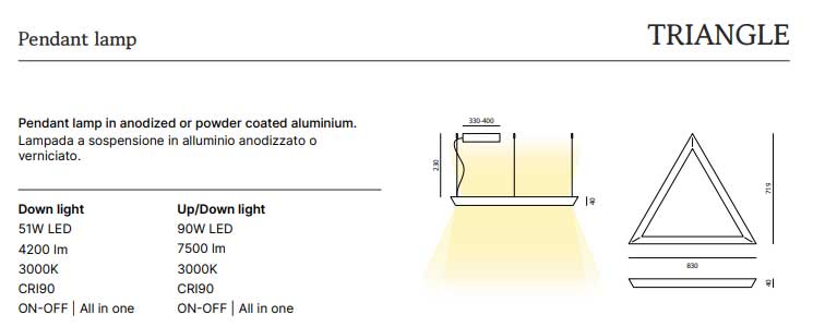 Lighting Soundlight-Pendants Quadr