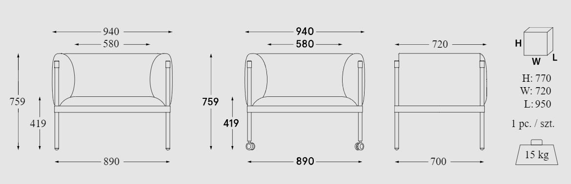 Stilt Breakout Furniture