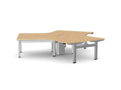 Leap 3 Person Height Adjustable Workstation