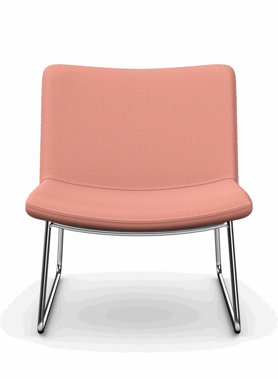 JASPA - Chair, Skid Metal Base