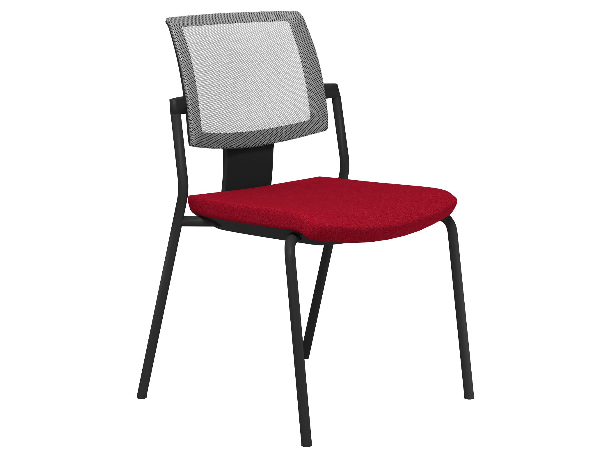 Xenon Net Visitor Chair, 4-Legged Frame - Model 20H 1 Xenon Net Visitor Chair, 4-Legged Frame - Model 20H