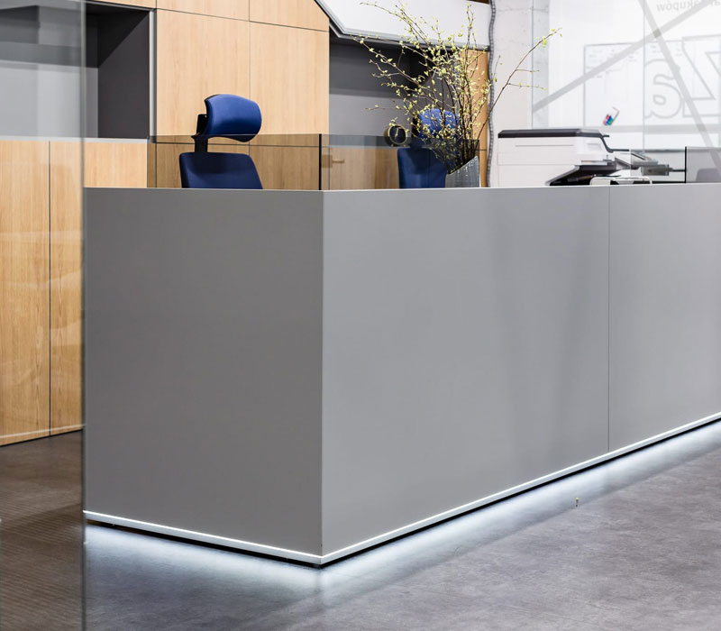 Furonto Middle Counter Corner F2-06 2 Furonto Middle Counter Reception Corner