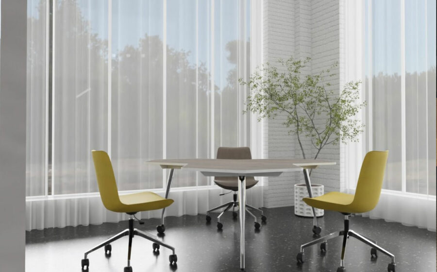 Sirio Mobile Geometric Meeting Tables
