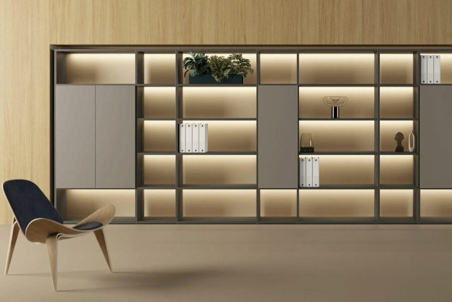Tomo-System-Storage Bookcases