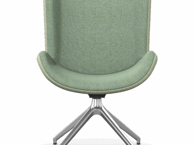 HARPA - Chair, Pyramidal Aluminium Base