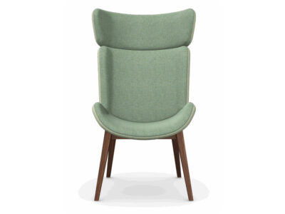HARPA Wingback Chair 4 Wooden Legs
