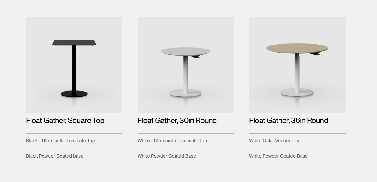 Float Gather Table