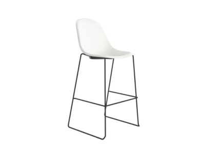 Lizzie High Stool White