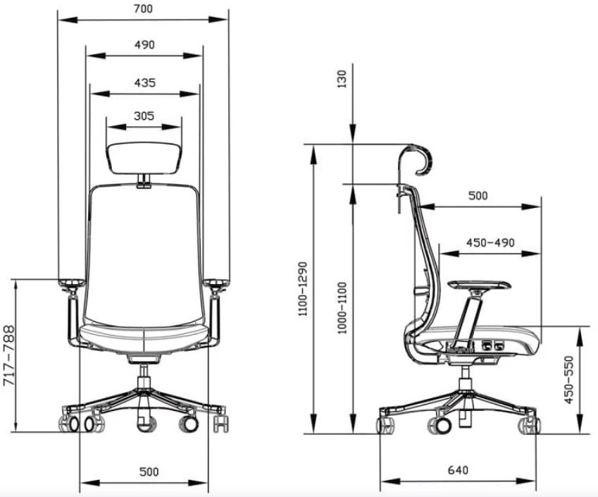Calpe Ergonomic Office Posture Supporting Mesh Chair