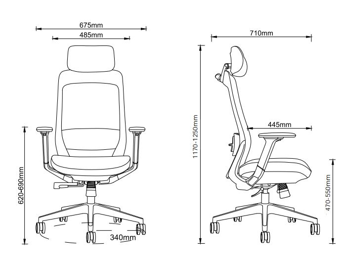 Osmiu Task Operator Office Chair