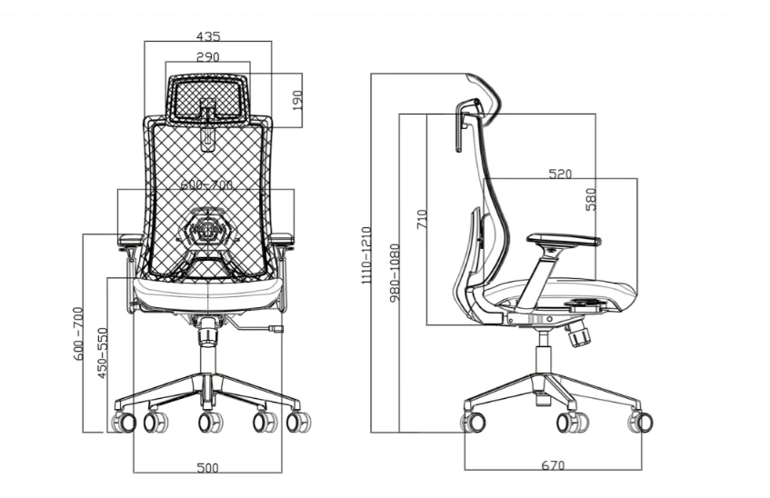 Rhod Ergonomic Office Mesh Chair