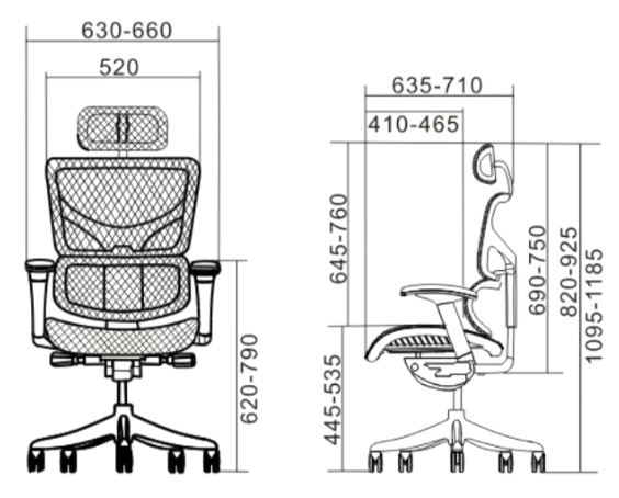 Platinum Executive Ergonomic Mesh Office Chair