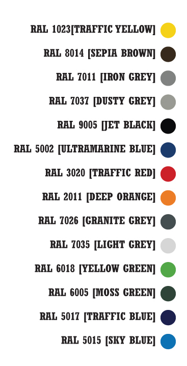 Recycling Bin Finishes & Label Colours